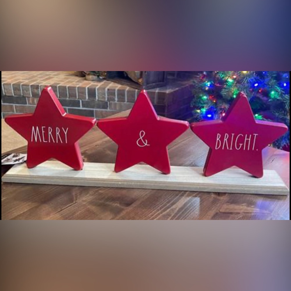 Rae Dunn Merry & Bright sign